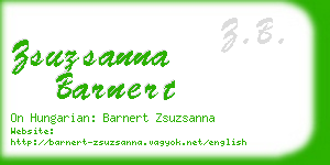 zsuzsanna barnert business card